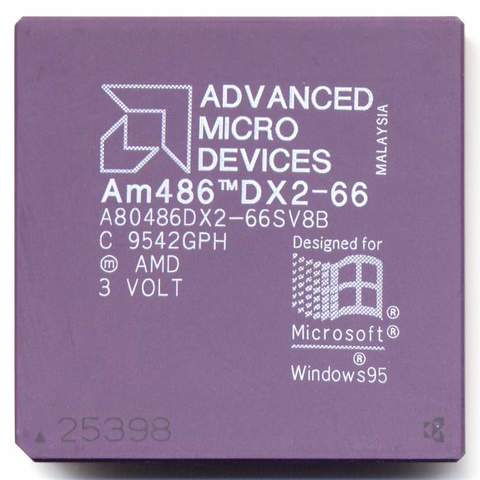 Debuta la familia de microprocesadores AMD Am486