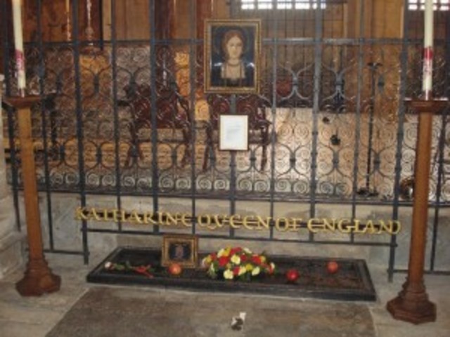 Catherine of Aragon's funeral,King Henry Vii misses