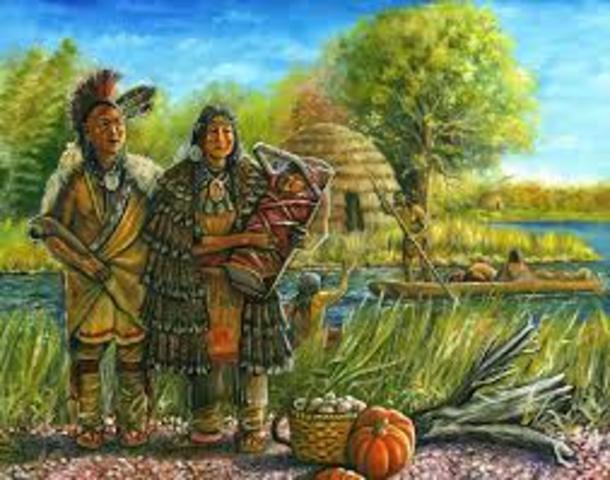 Shinnecock tribes begin farming in Eastern Long Island 2,500 - 1,000 A.D.