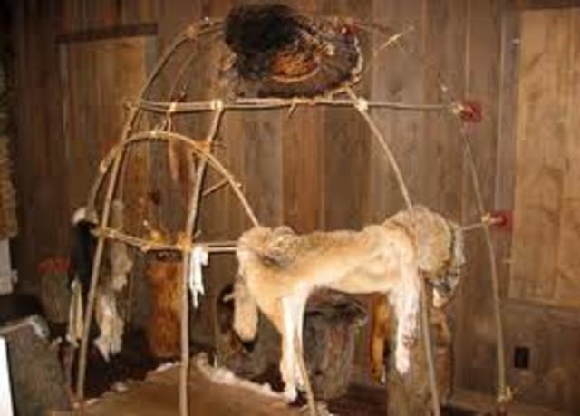 Henry Hudson trades furs with the Native Americans1609 to 1610