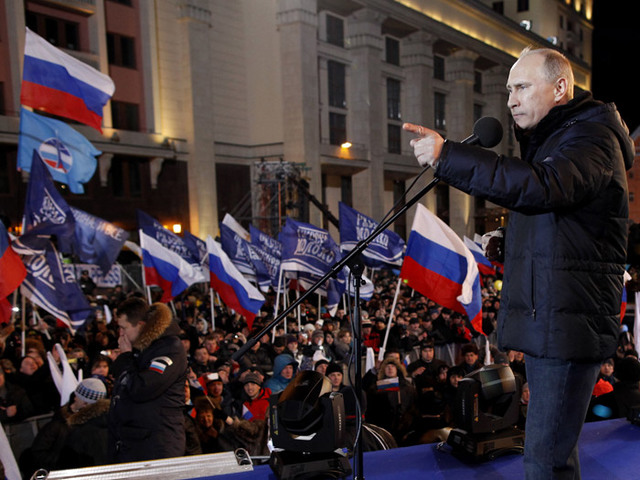 Política - Putin eleito pela terceira vez