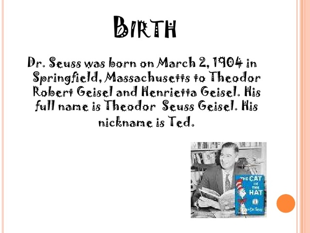 Theodor Geisel Was Born