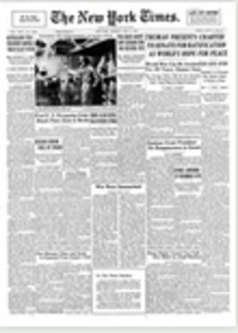 New York Times reports war would end