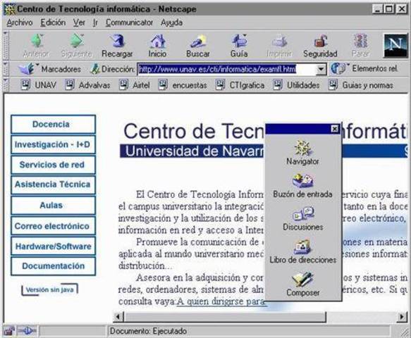 Netscape Navigator.