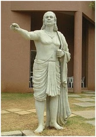 Aryabhata escribe el Aryabhatiya