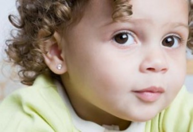 I got my ears pierced