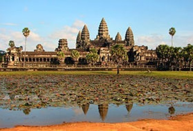 Building of Angkor Wat