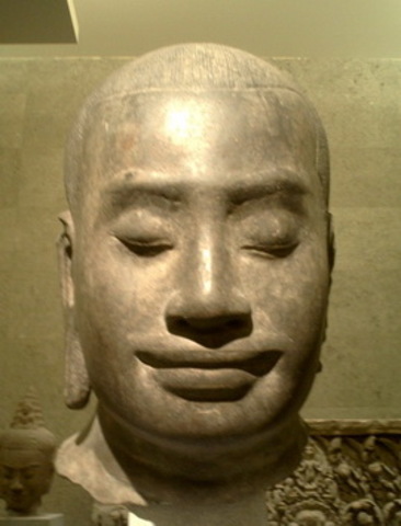 Jayavarman VII expelled the chams and destroyed the rebellion