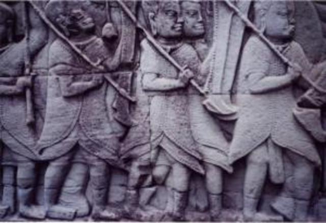 The Khmer empire falls