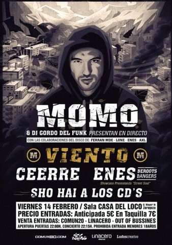 Momo presentando Viento