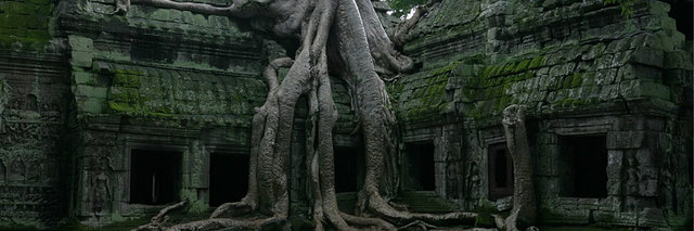 Khmer abandon Angkor.