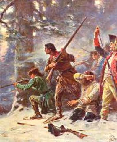 •	French and Indian War