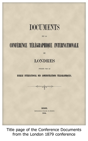 5ª "International Telegraph Conference" (London, UK)