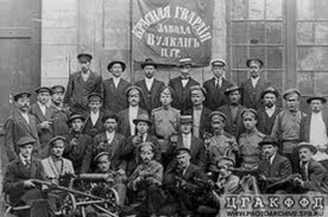 The Social-Democratic Labor Party splits into two groups, Mensheviks and Bolsheviks