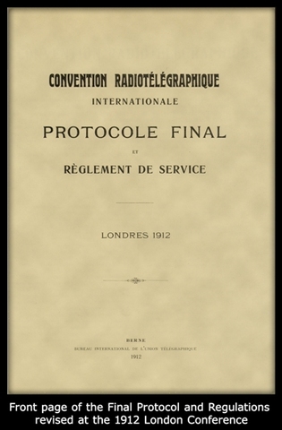 2ª "International Radiotelegraph Conference" (London, UK)