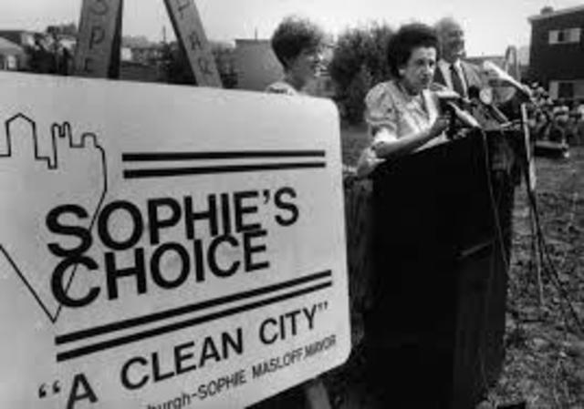 SOPHIE MASLOFF PITTSBURGH'S FIRST FEMALE MAYOR