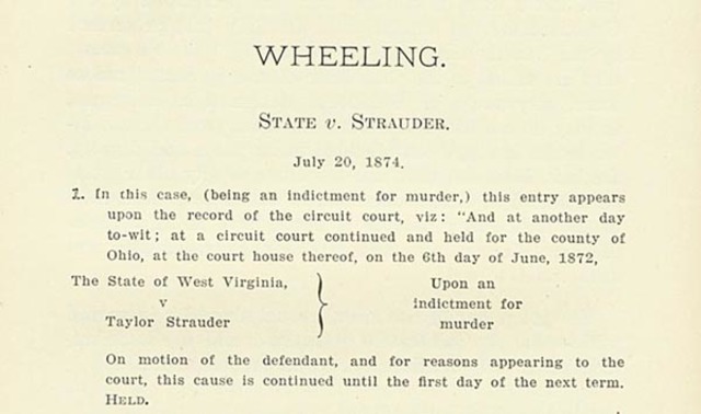 Strauder v. West Virginia