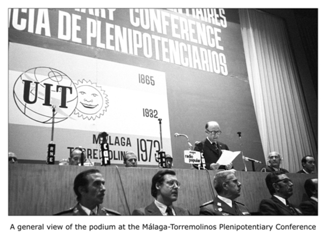 4ª "Plenipotentiary Conference" (Malaga-Torremolinos, España)