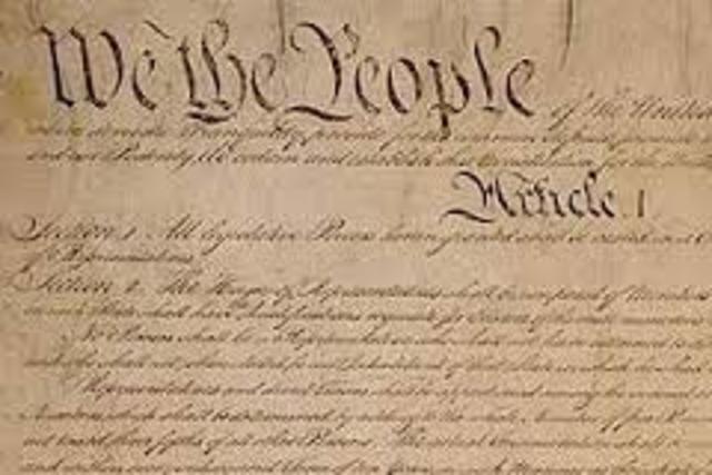US constitution ratified