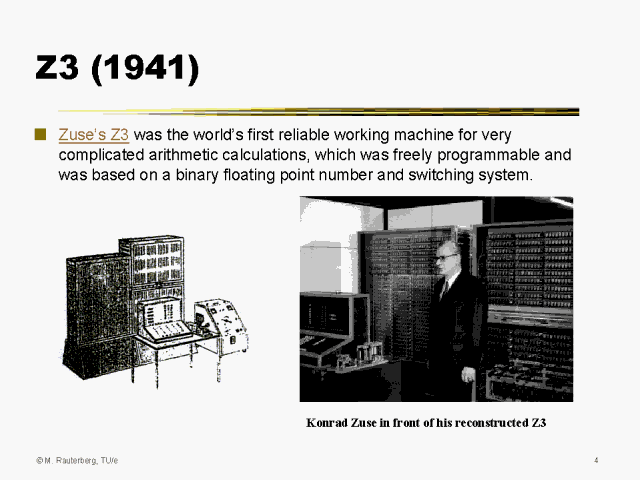 Zuse´s Z3