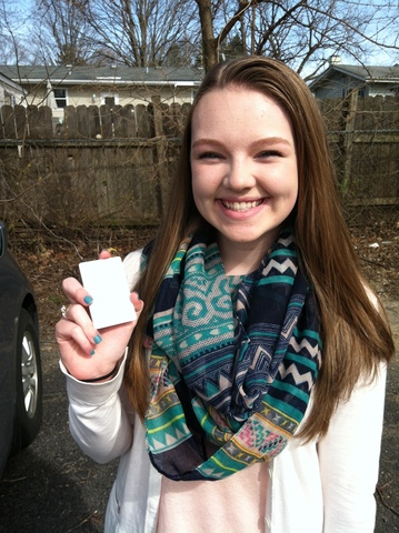 el día que recibí mi licencia