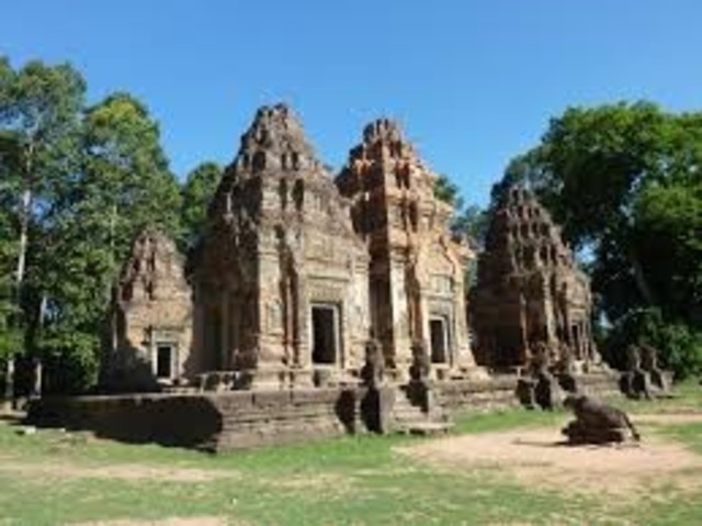Preah Ko Temple was built, it was one of the first temple mountain building.