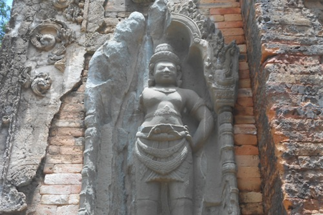 King Indravarman 1 . A Ruler from the Khmer Empire