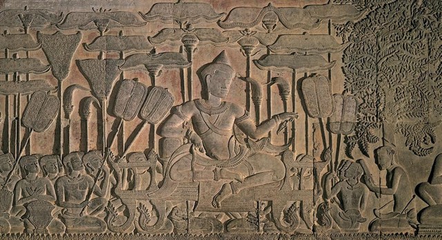 Suryavarman the second became king and Angkor Wat was built.
