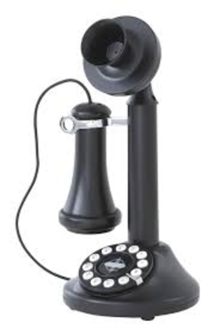 Candlestick phone