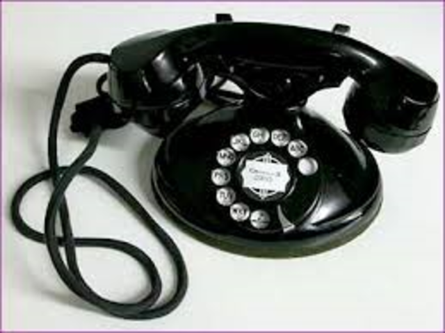 The rotary phone - all in one piece