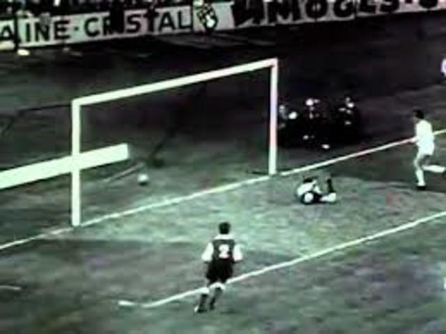 First European Cup game