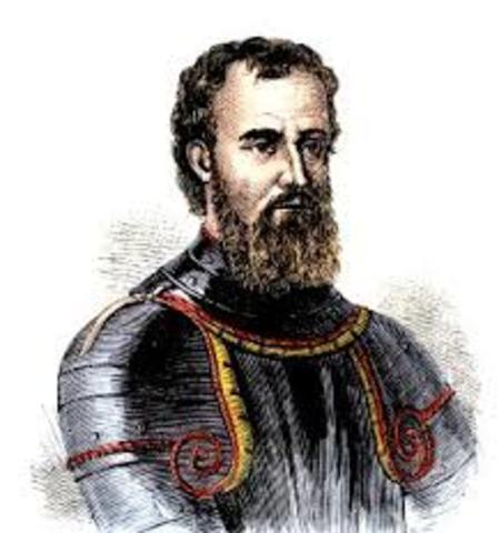 Giovanni Verrazano goes to search for Northwest Passage sent by France