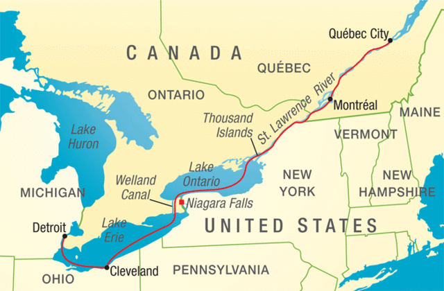 Jacques Cartier claims the St. Lawerrence River and parts of Canada for France.