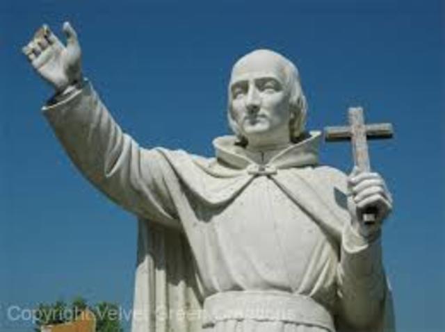 French explorers Jacques Marquette and Louis Jolliet explore the Mississippi