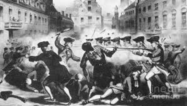 •	Boston Massacre