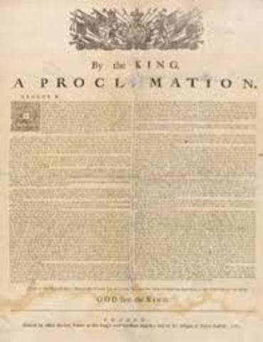 Proclomation of 1763