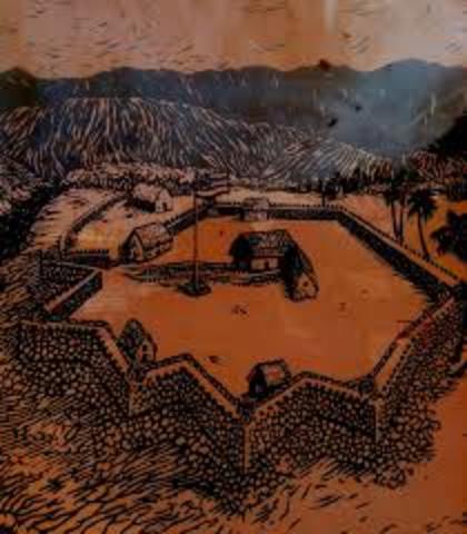 Russian fort settled