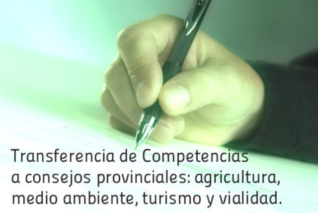 Convenio Marco de Transferencia de Competencias