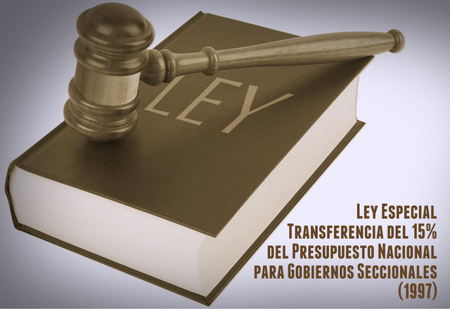 Ley de Distribución del 15% del PGE para gobiernos seccionales