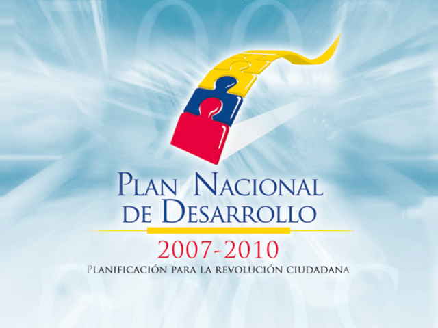 Plan Nacional de Desarrollo 2007-2010