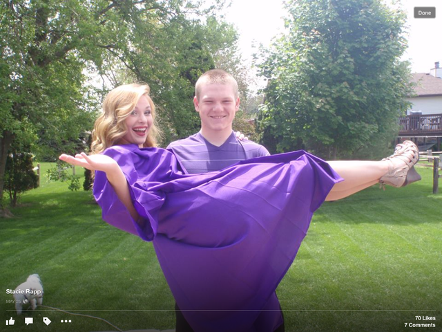 mi hermana graduacion