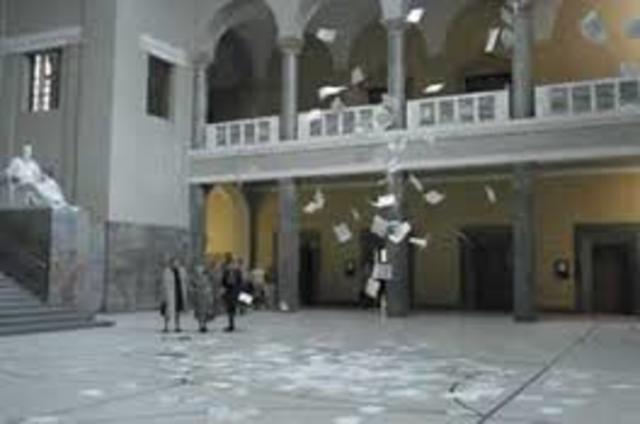 Verteilung von sechsten Flugblättern um Ludwig-Maximilians-Universität München