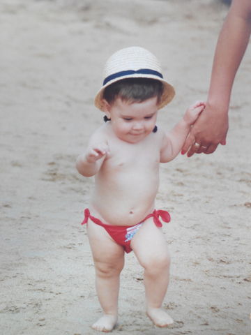 Primera vez que voy a la playa.