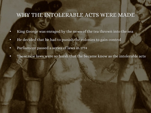 Intolerable Acts
