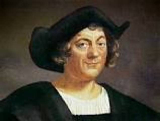 Christopher Columbus goes on his journey