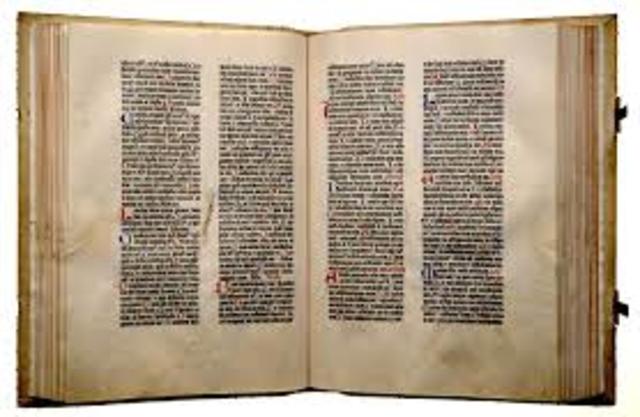 The Gutenberg Bible is published