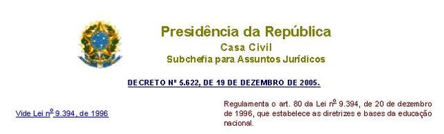 Lei 5622/2005