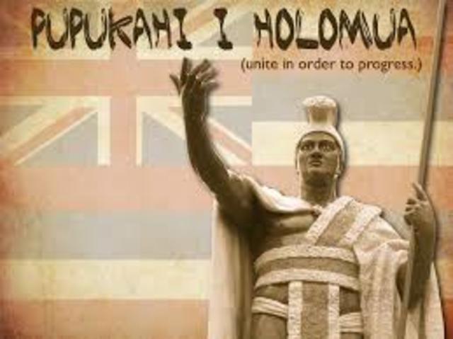 King K united the islands