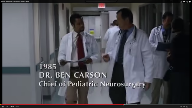 Ben es nombrado Jefe de neurocirugía pediátrico