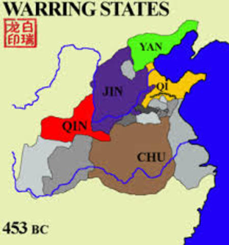 Warring States ( 481 - 221 B.C.E)